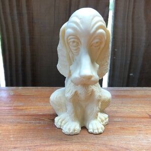 Bloodhound Figurine Adorable Sad Face by A Santini Made in Italy